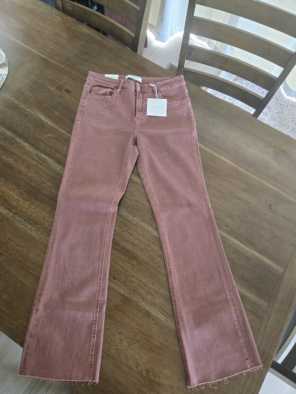 Lovervet Midrise Bootcut Rose Rust Jean 30/11